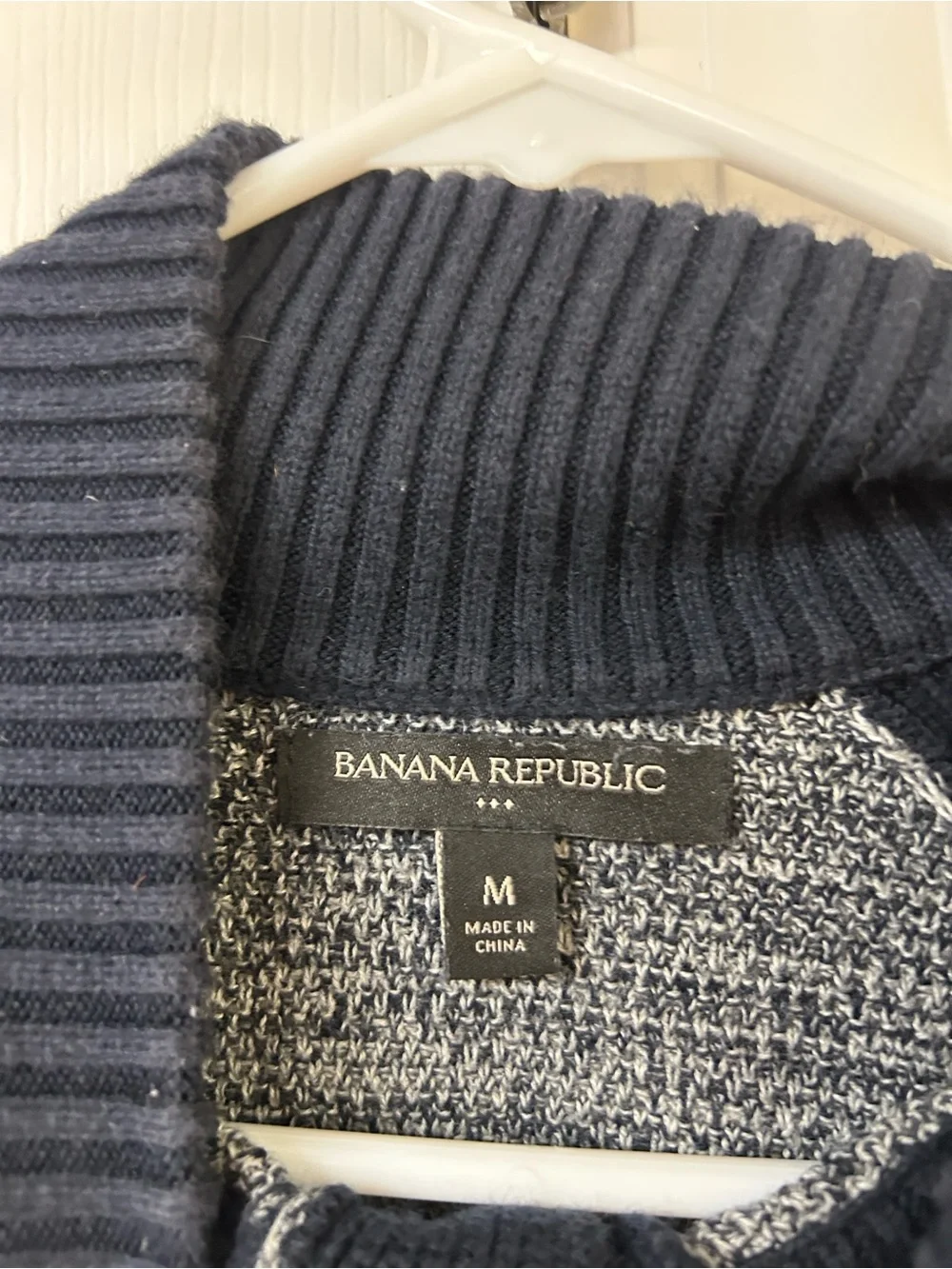 Banana Republic men's pullover sweater cotton